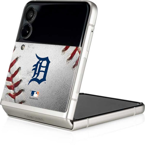 MLB Detroit Tigers Game Ball Galaxy Z Flip3 5G Skin