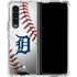 MLB Detroit Tigers Game Ball Galaxy Z Fold4 5G Clear Case