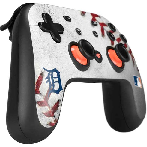 MLB Detroit Tigers Game Ball Google Stadia Controller Skin