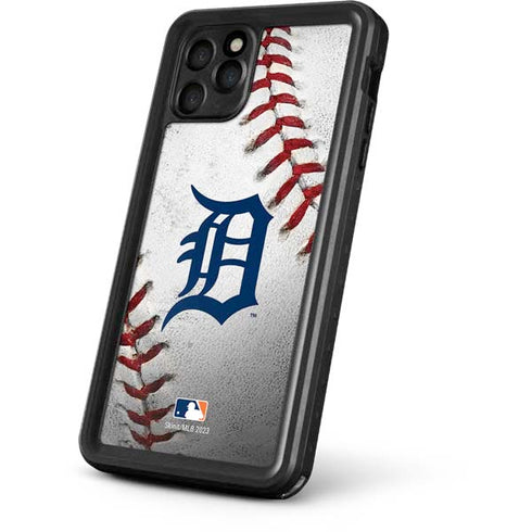 MLB Detroit Tigers Game Ball iPhone 11 Pro Max Waterproof Case