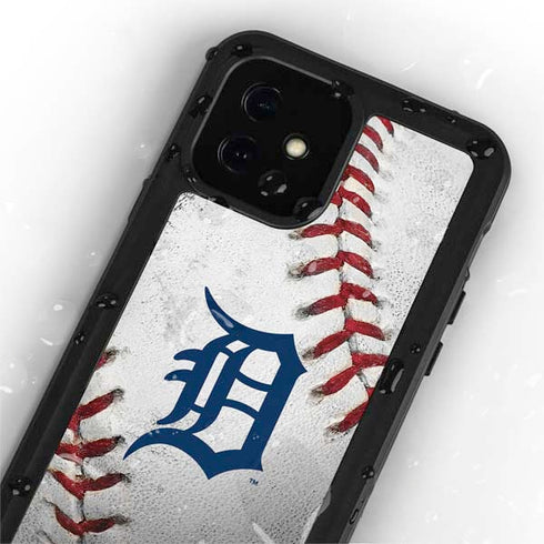 MLB Detroit Tigers Game Ball iPhone 12 Mini Waterproof Case