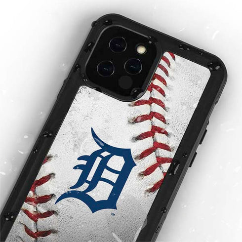 MLB Detroit Tigers Game Ball iPhone 12 Pro Waterproof Case