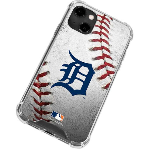 MLB Detroit Tigers Game Ball iPhone 13 Clear Case