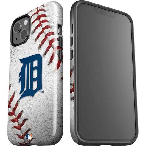 MLB Detroit Tigers Game Ball iPhone 15 Plus Impact Case