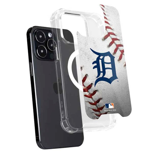 MLB Detroit Tigers Game Ball iPhone 15 Pro MagSafe Case
