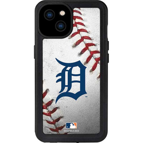 MLB Detroit Tigers Game Ball iPhone 15 Plus Waterproof Case
