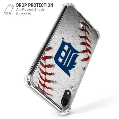MLB Detroit Tigers Game Ball iPhone XR Clear Case