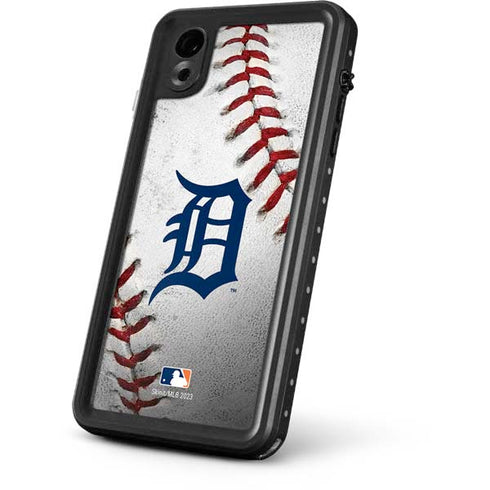 MLB Detroit Tigers Game Ball iPhone XR Waterproof Case