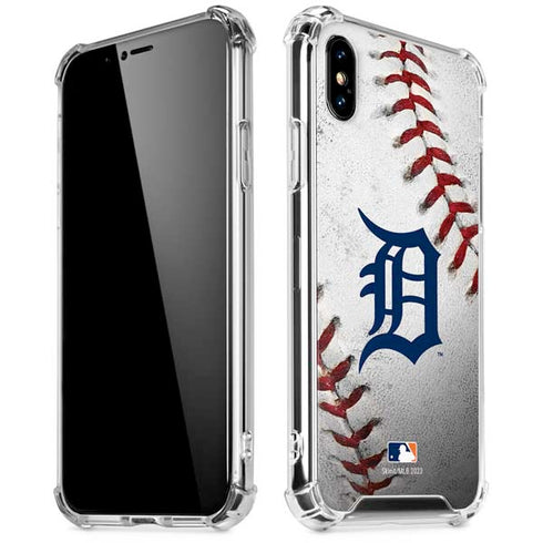 MLB Detroit Tigers Game Ball iPhone XS Max Clear Case