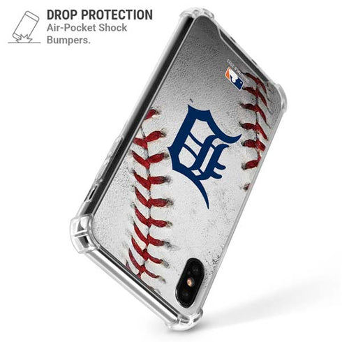 MLB Detroit Tigers Game Ball iPhone XS Max Clear Case