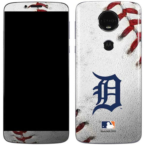 MLB Detroit Tigers Game Ball Moto E5 Plus Skin