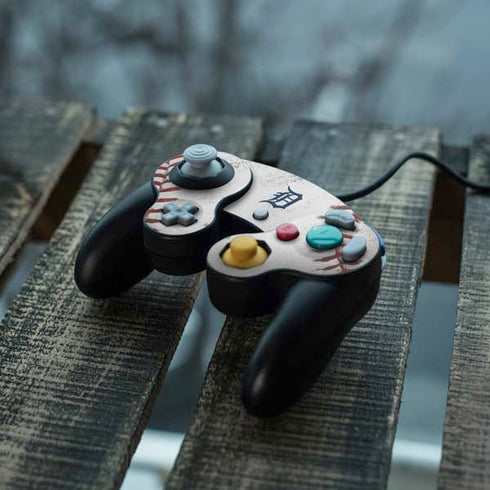 MLB Detroit Tigers Game Ball Nintendo GameCube Controller Skin