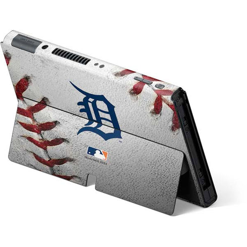 MLB Detroit Tigers Game Ball Nintendo Switch OLED (2021) Skin