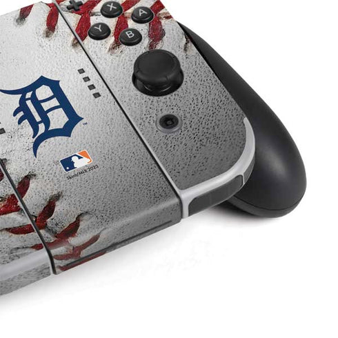 MLB Detroit Tigers Game Ball Nintendo Switch OLED (2021) Skin