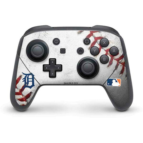 MLB Detroit Tigers Game Ball Nintendo Switch Pro Controller Skin