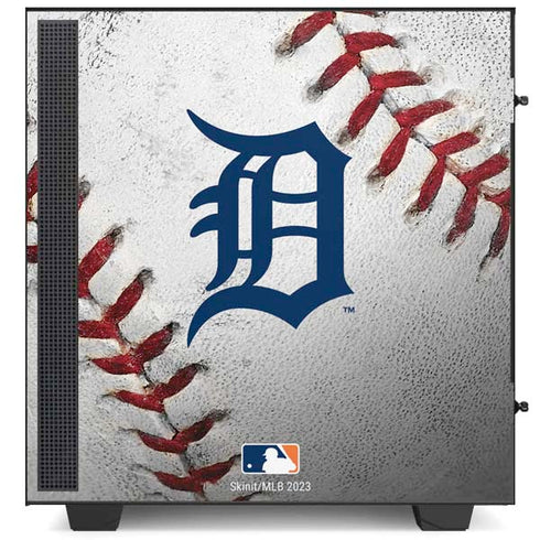 MLB Detroit Tigers Game Ball NZXT H510 Compact ATX Mid-Tower Case Skin