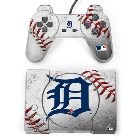 MLB Detroit Tigers Game Ball PlayStation Classic Bundle Skin