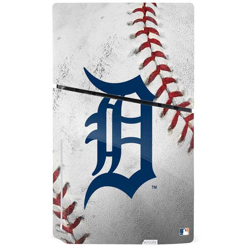 MLB Detroit Tigers Game Ball PS5 Slim Disk Bundle Skin