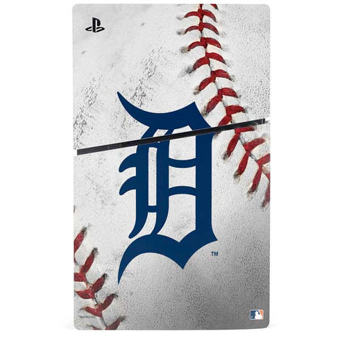 MLB Detroit Tigers Game Ball PS5 Slim Digital Edition Bundle Skin