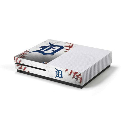 MLB Detroit Tigers Game Ball Xbox One S Console Skin