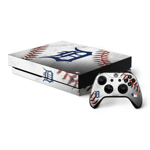 MLB Detroit Tigers Game Ball Xbox One X Bundle Skin
