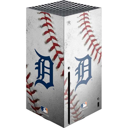 MLB Detroit Tigers Game Ball Xbox Series X Console Skin