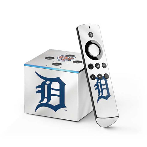 MLB Detroit Tigers Home Jersey Fire TV Cube Skin