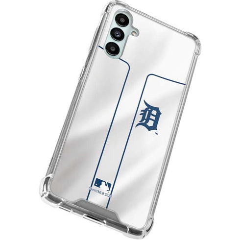 MLB Detroit Tigers Home Jersey Galaxy A14 5G Clear Case