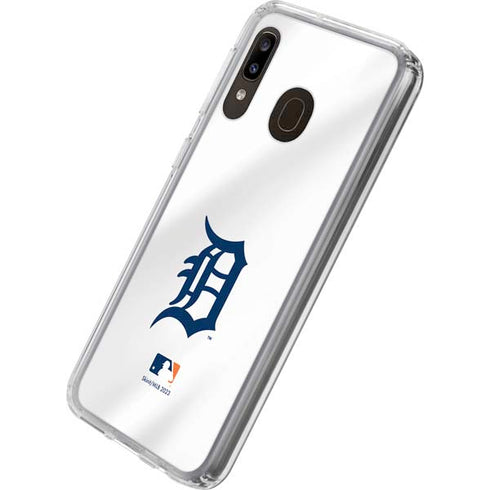 MLB Detroit Tigers Home Jersey Galaxy A20 Clear Case