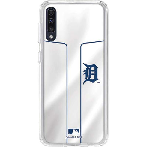 MLB Detroit Tigers Home Jersey Galaxy A50 Clear Case