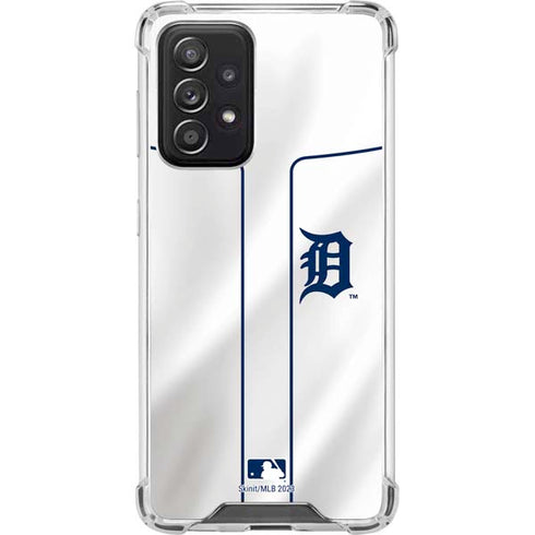 MLB Detroit Tigers Home Jersey Galaxy A52 5G Clear Case