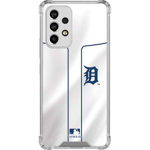 MLB Detroit Tigers Home Jersey Galaxy A53 5G Clear Case