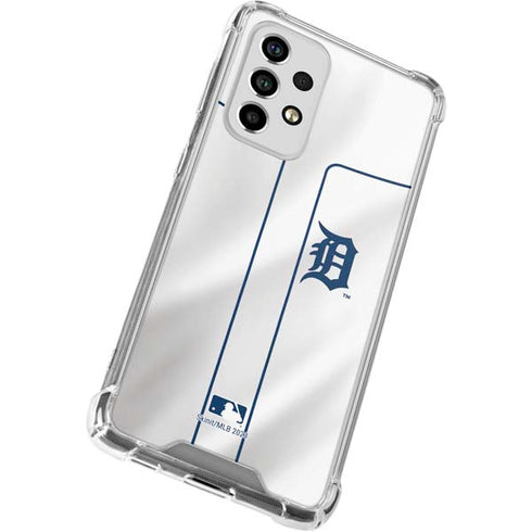 MLB Detroit Tigers Home Jersey Galaxy A53 5G Clear Case