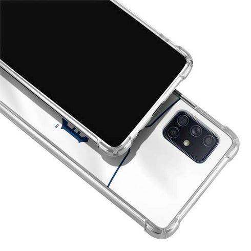 MLB Detroit Tigers Home Jersey Galaxy A71 5G Clear Case