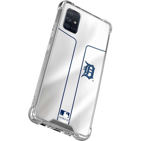 MLB Detroit Tigers Home Jersey Galaxy A71 5G Clear Case
