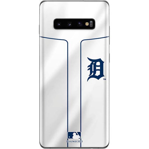 MLB Detroit Tigers Home Jersey Galaxy S10 Plus Skin