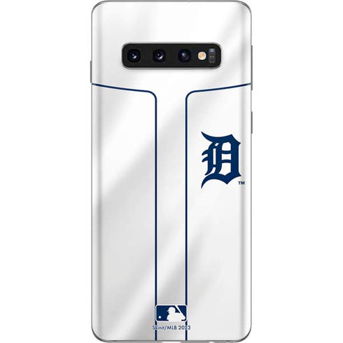 MLB Detroit Tigers Home Jersey Galaxy S10 Skin
