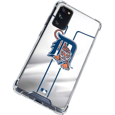 MLB Detroit Tigers Home Jersey Galaxy S20 FE Clear Case