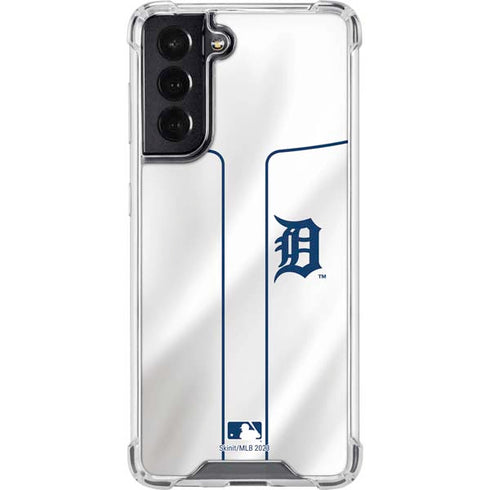 MLB Detroit Tigers Home Jersey Galaxy S22 Clear Case