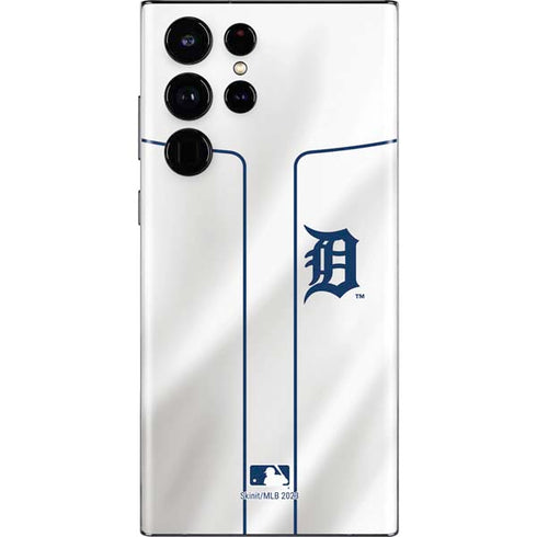 MLB Detroit Tigers Home Jersey Galaxy S22 Ultra Skin