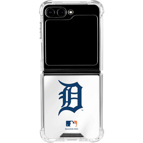MLB Detroit Tigers Home Jersey Galaxy Z Flip5 5G Clear Case