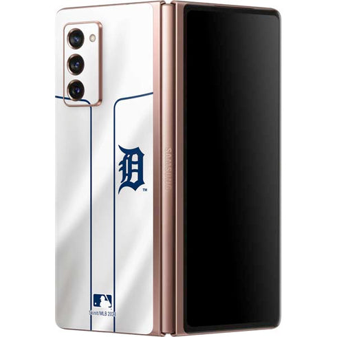 MLB Detroit Tigers Home Jersey Galaxy Z Fold2 5G Skin