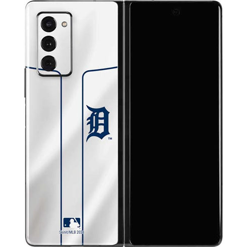MLB Detroit Tigers Home Jersey Galaxy Z Fold2 5G Skin