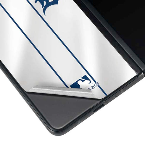 MLB Detroit Tigers Home Jersey Galaxy Z Fold4 5G Skin