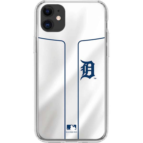 MLB Detroit Tigers Home Jersey iPhone 11 Clear Case