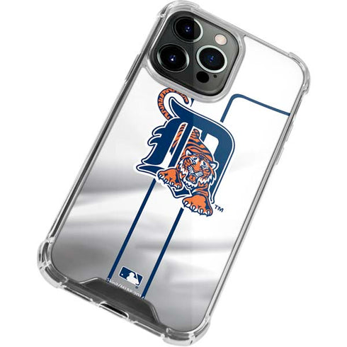 MLB Detroit Tigers Home Jersey iPhone 13 Pro Clear Case