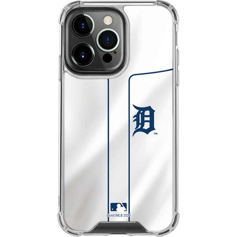 MLB Detroit Tigers Home Jersey iPhone 13 Pro Clear Case