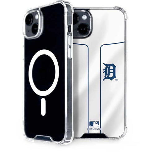 MLB Detroit Tigers Home Jersey iPhone 15 Plus MagSafe Case