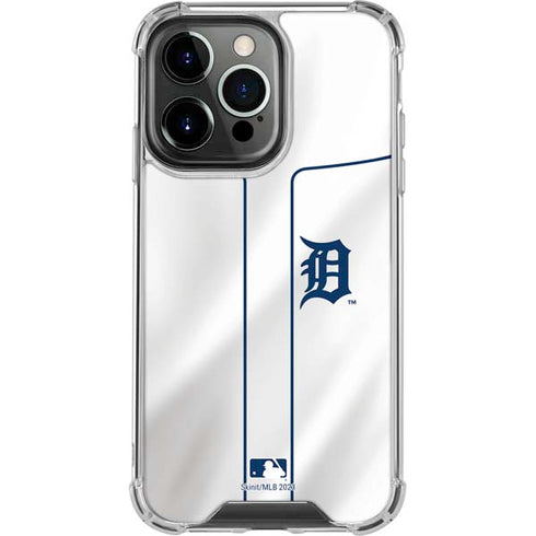 MLB Detroit Tigers Home Jersey iPhone 14 Pro Clear Case