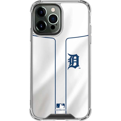 MLB Detroit Tigers Home Jersey iPhone 14 Pro Max Clear Case